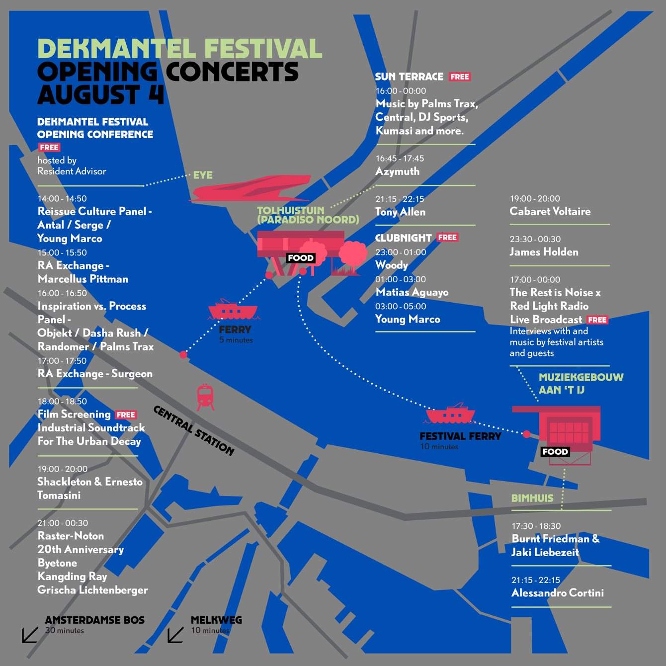 Dekmantel Festival 2016 Opening Concerts - Página trasera