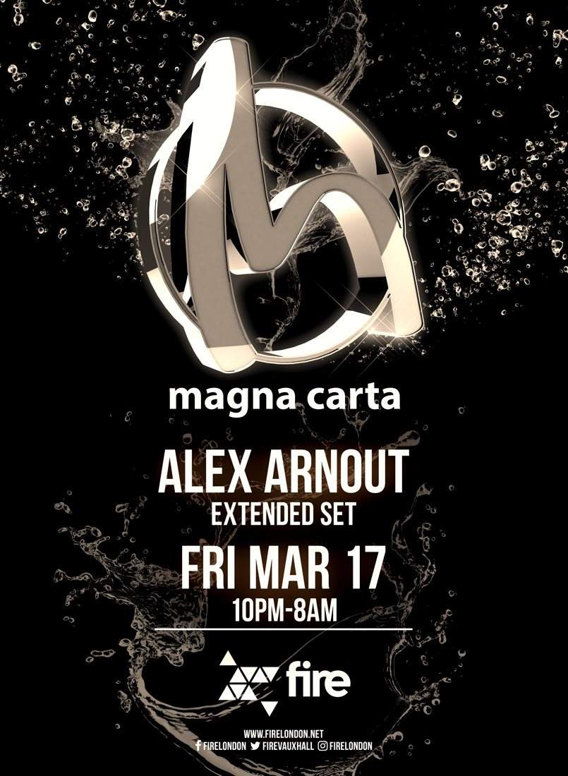Magna Carta with Alex Arnout Extended Set - フライヤー表