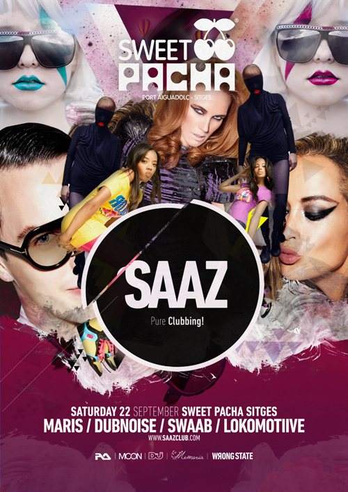 Saaz Club at Pacha - フライヤー表