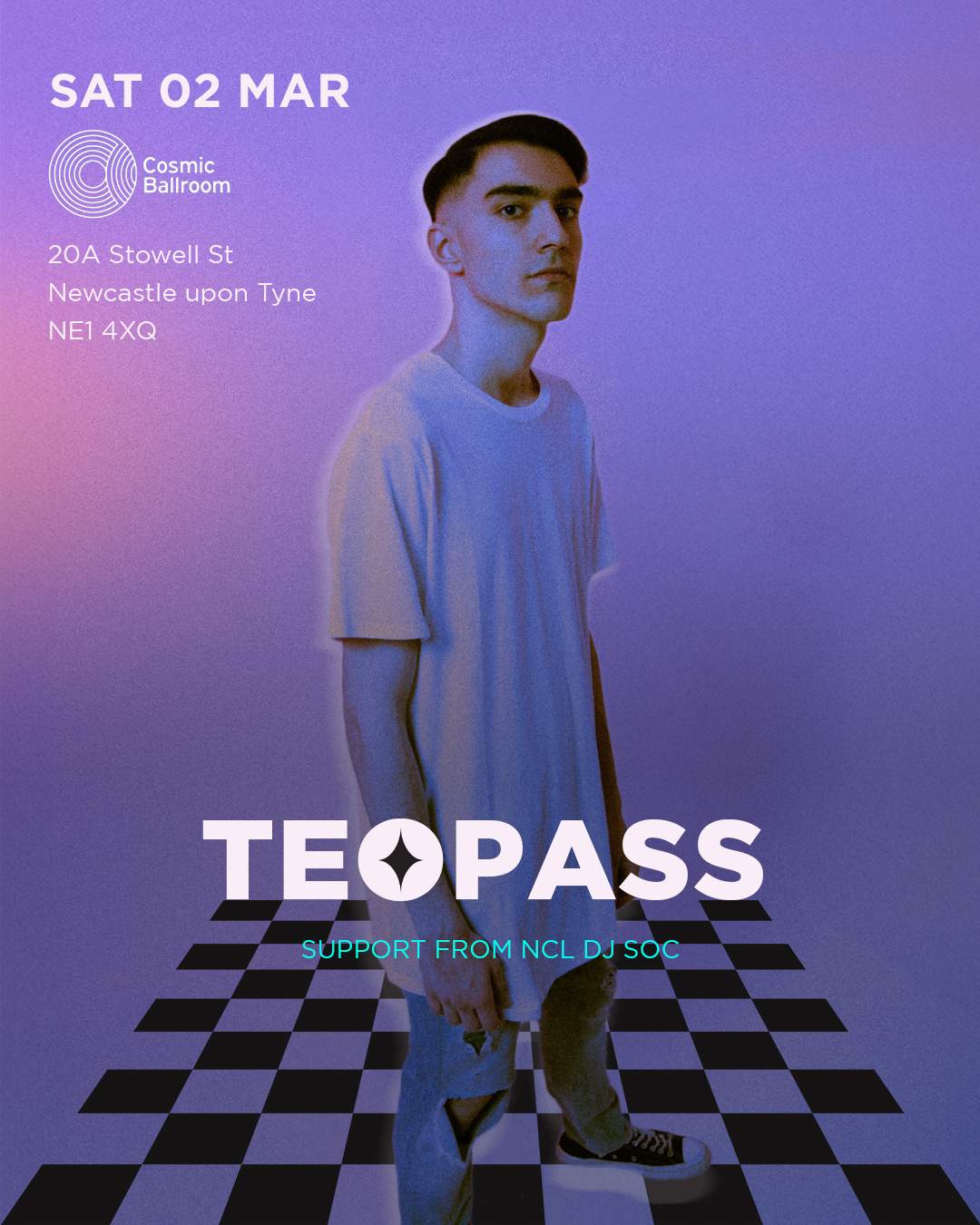 synthetica presents: Teopass - フライヤー表