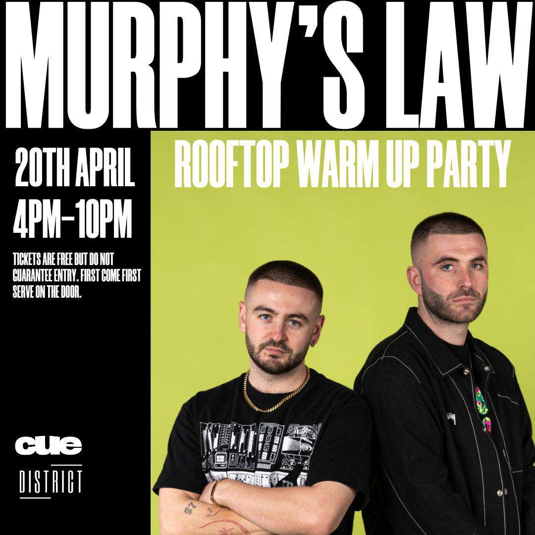 Rooftop Warm Up Party with Murphys Law - フライヤー表