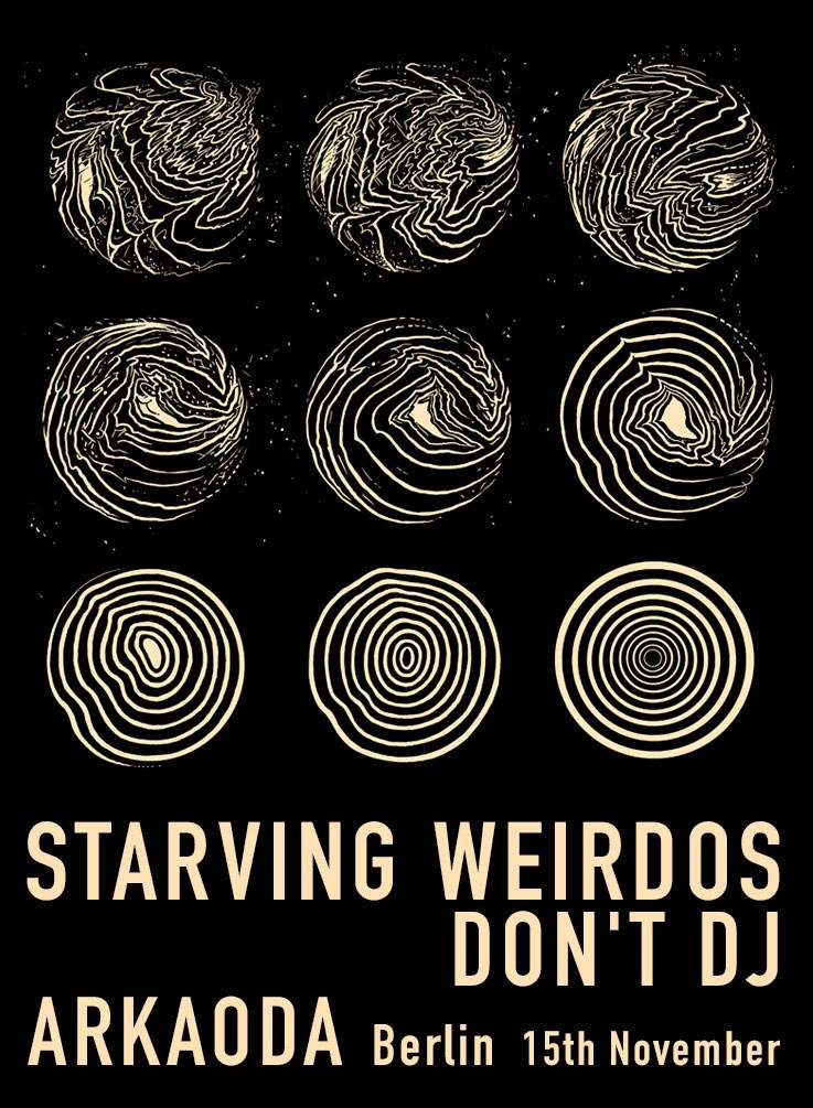 CONCERT: Starving Weirdos + Don't DJ - フライヤー表