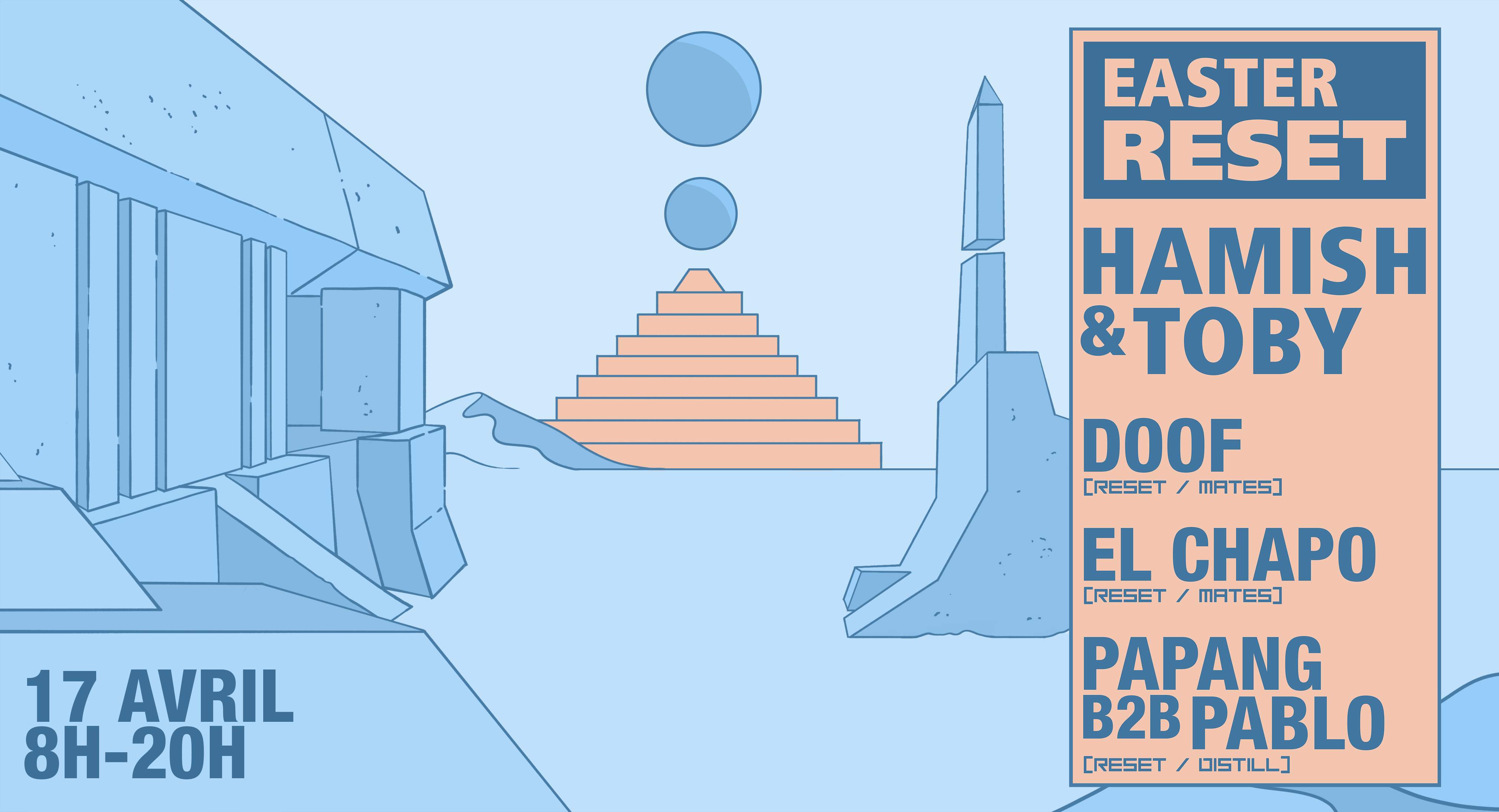 Easter Reset feat. Hamish & Toby at TBA - Bordeaux, South West