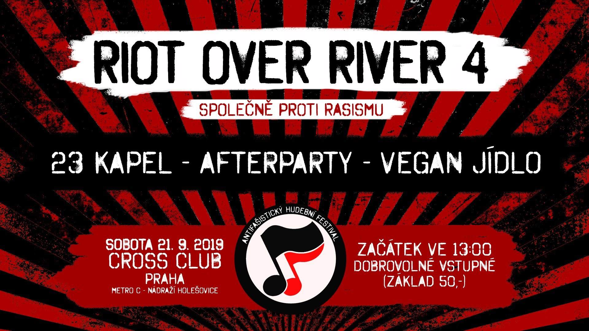 Riot Over River - Společně Proti Rasismu 4 - フライヤー裏