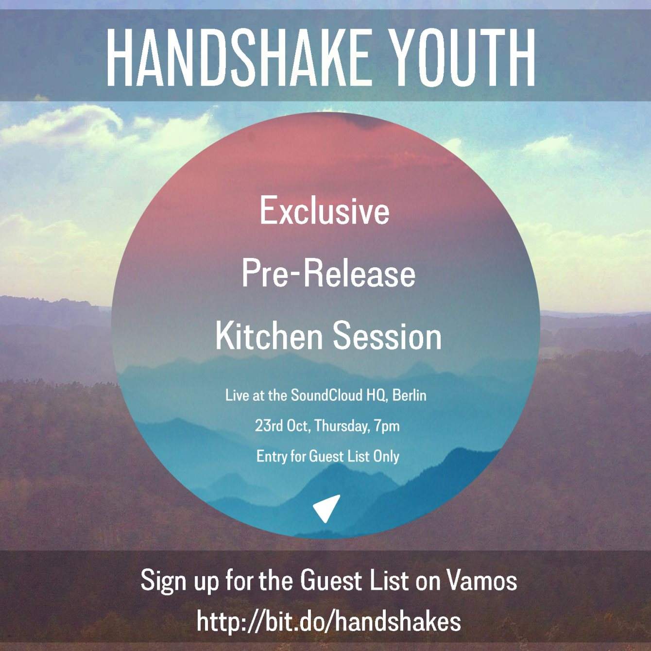 Handshake Youth: Exclusive Pre-Release Live Kitchen Sessions - Página frontal