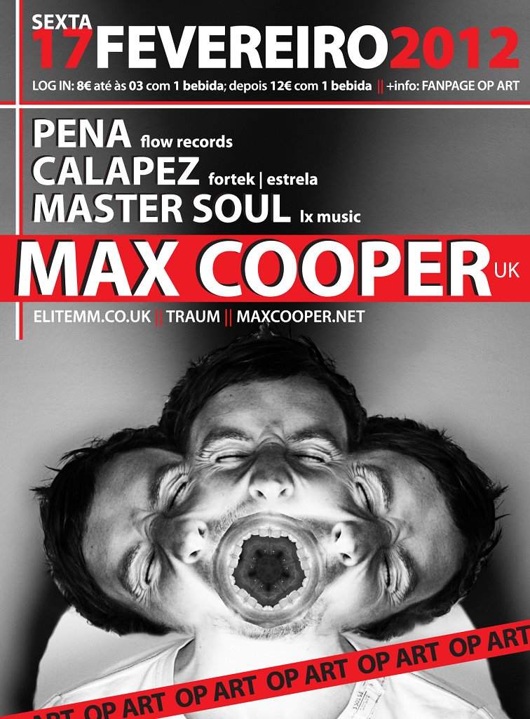 Max Cooper (Uk) - フライヤー表
