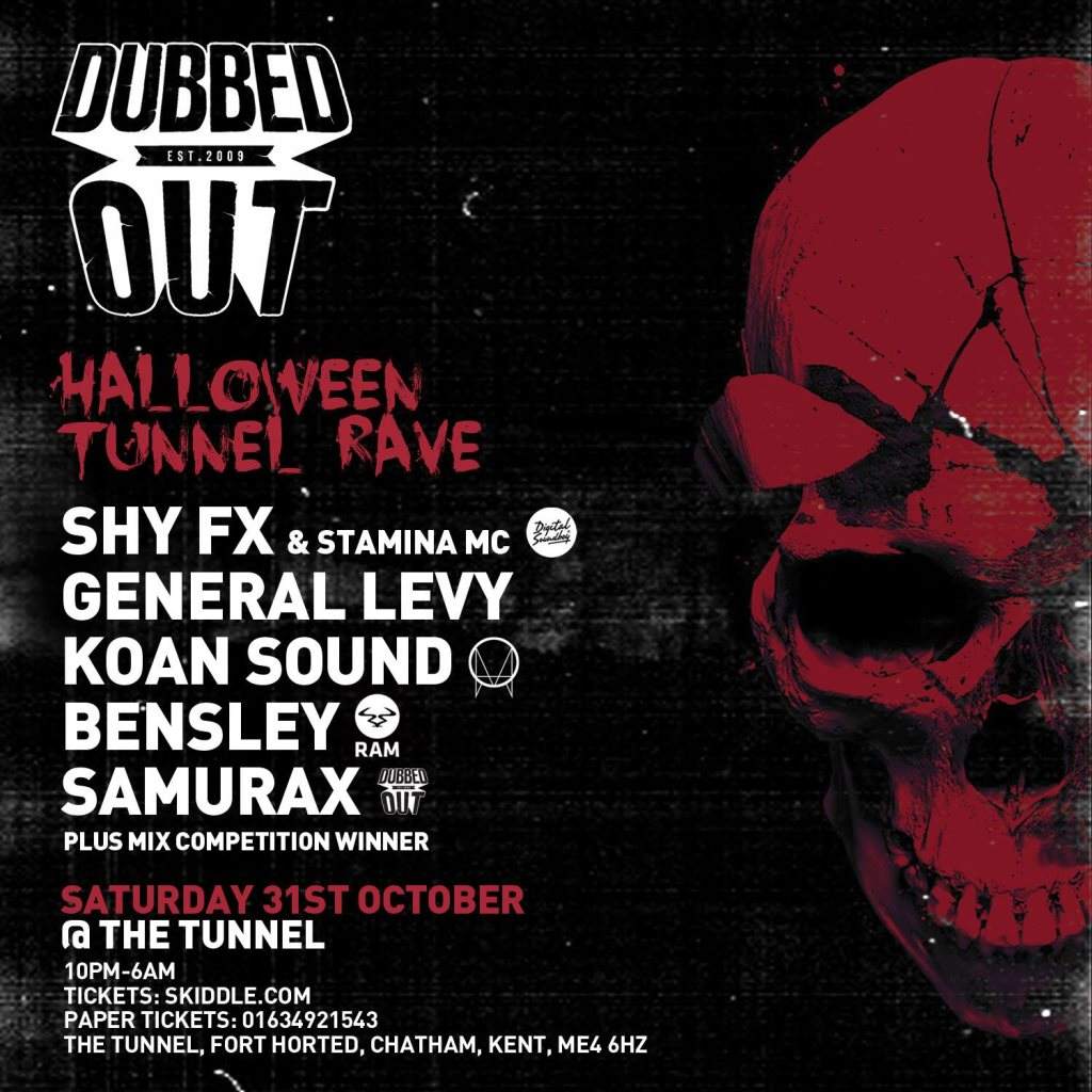 Dubbed Out Halloween Rave - フライヤー表