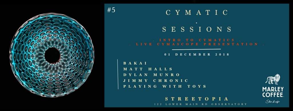 Cymatic Sessions - フライヤー表