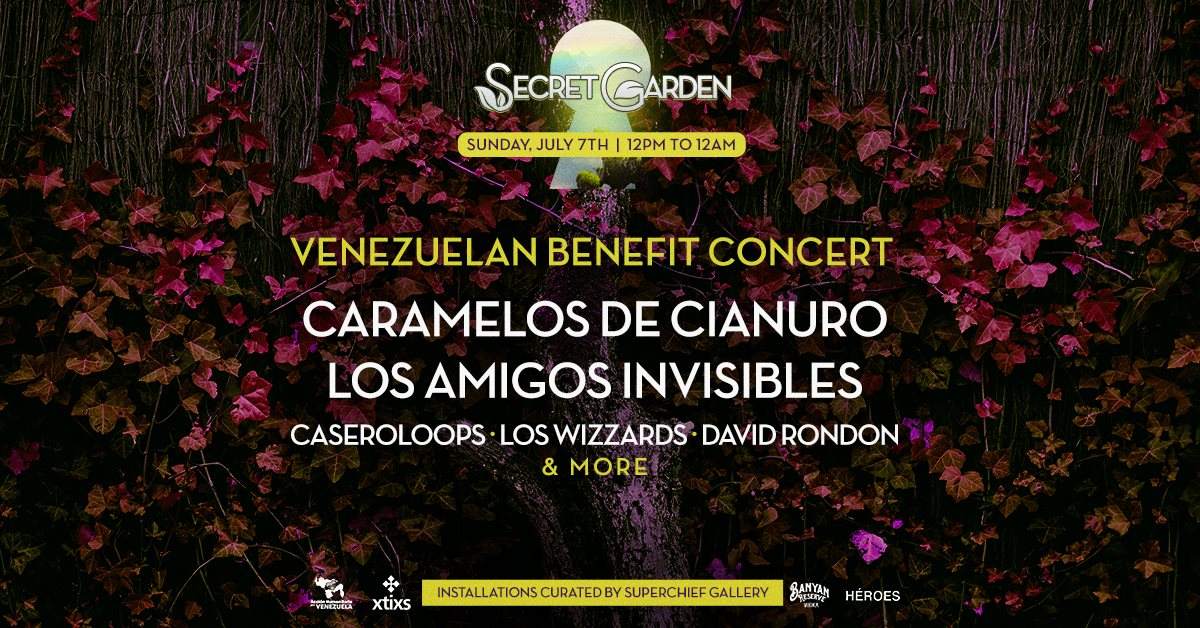 Venezuelan Benefit Concert - フライヤー表