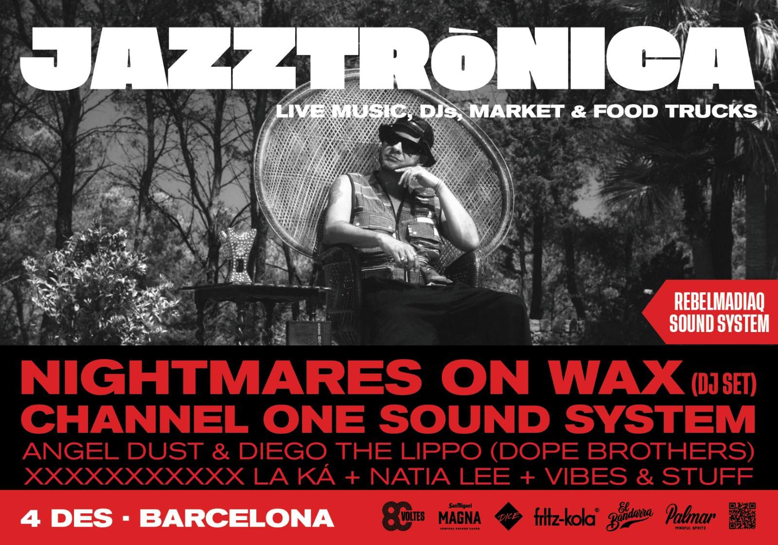 Jazztrònica Fest&Market Dec22: Nightmares on Wax, Channel One, Dope Bros, La Ká - Página trasera