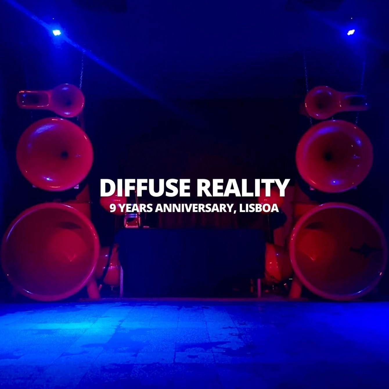 Diffuse Reality [9 Years Anniversary, Lisboa] R A V E - フライヤー裏