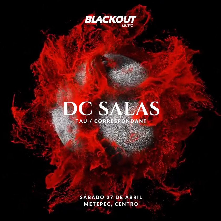 DC SALAS X BLACKOUT - フライヤー表