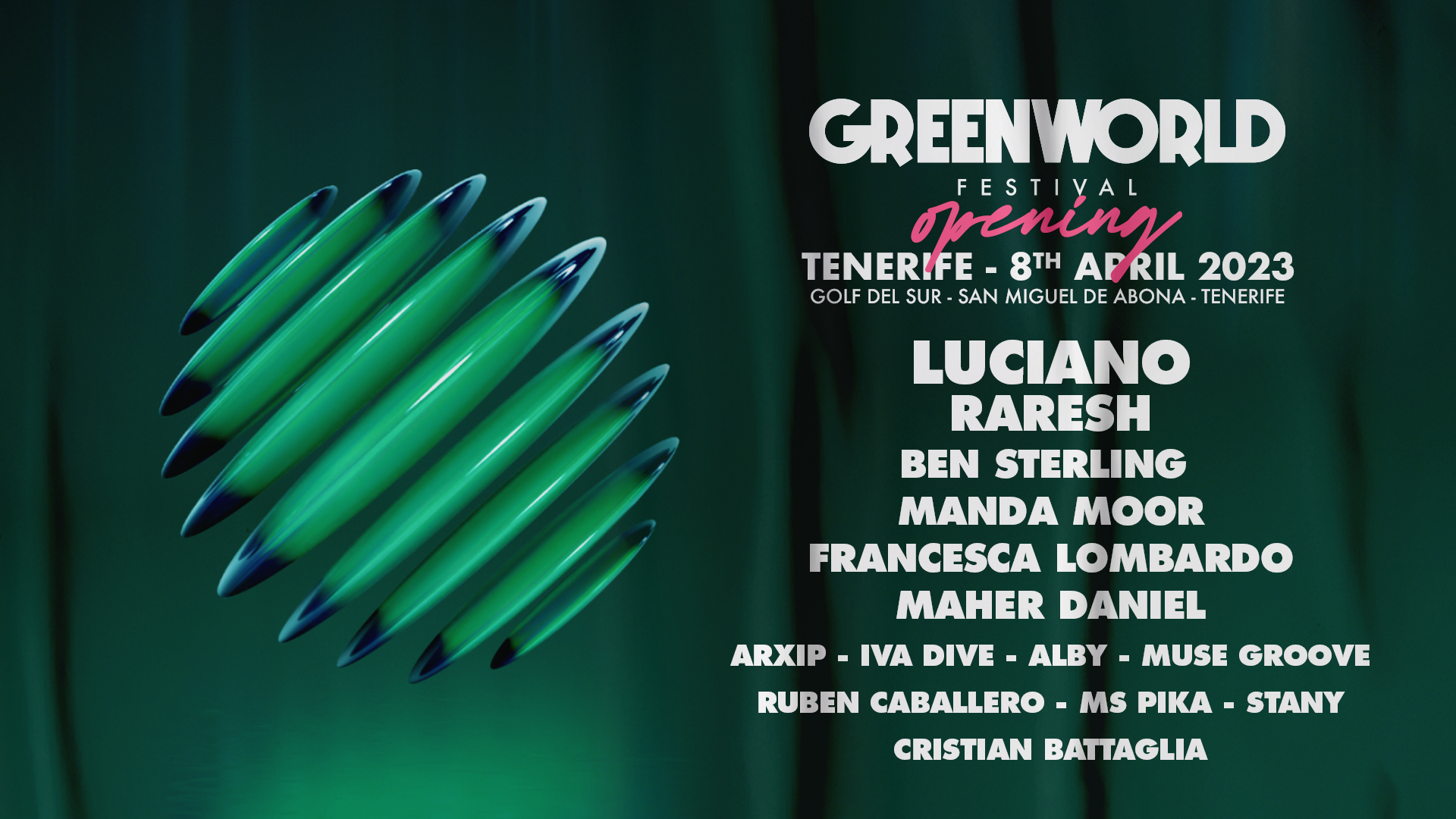GreenWorld Festival - フライヤー表