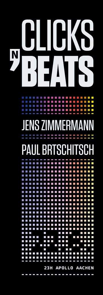 Clicks'n'beats mit Jens Zimmermann & Paul Brtschitsch - Página frontal