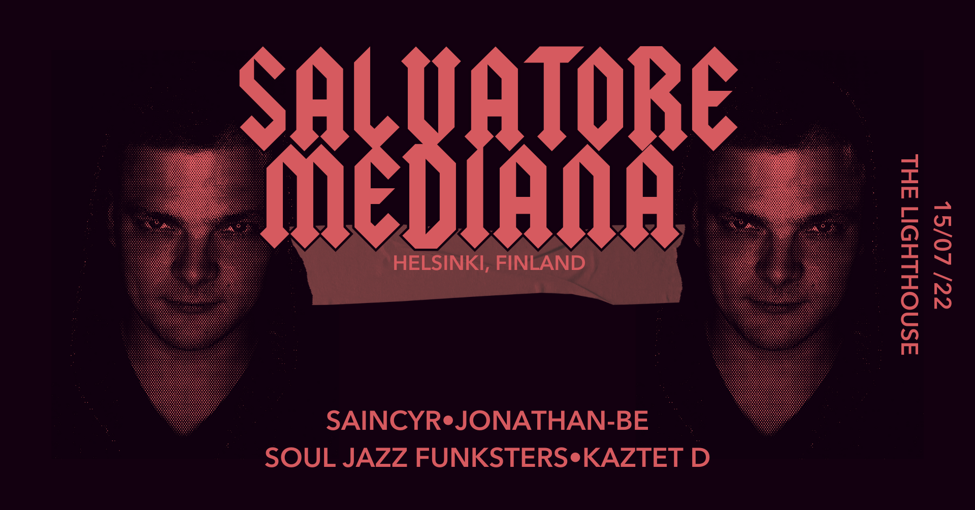 Salvatore Mediana, Saincyr, Jonathan-Be, Soul Jazz Funksters, Kaztet D - フライヤー表