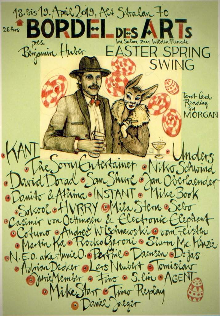 Bordel Des Arts - Easter Spring Swing - Day Afterhour -10.00-23.59 - フライヤー表