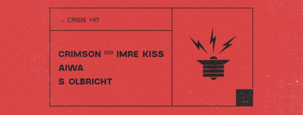 Crisis with Crimson B2B Imre Kiss, Aiwa, S Olbricht - Página frontal