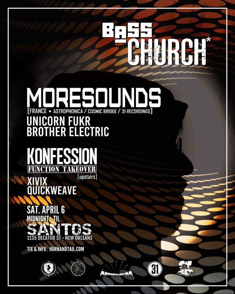 Bass Church Feat. Moresounds - フライヤー表