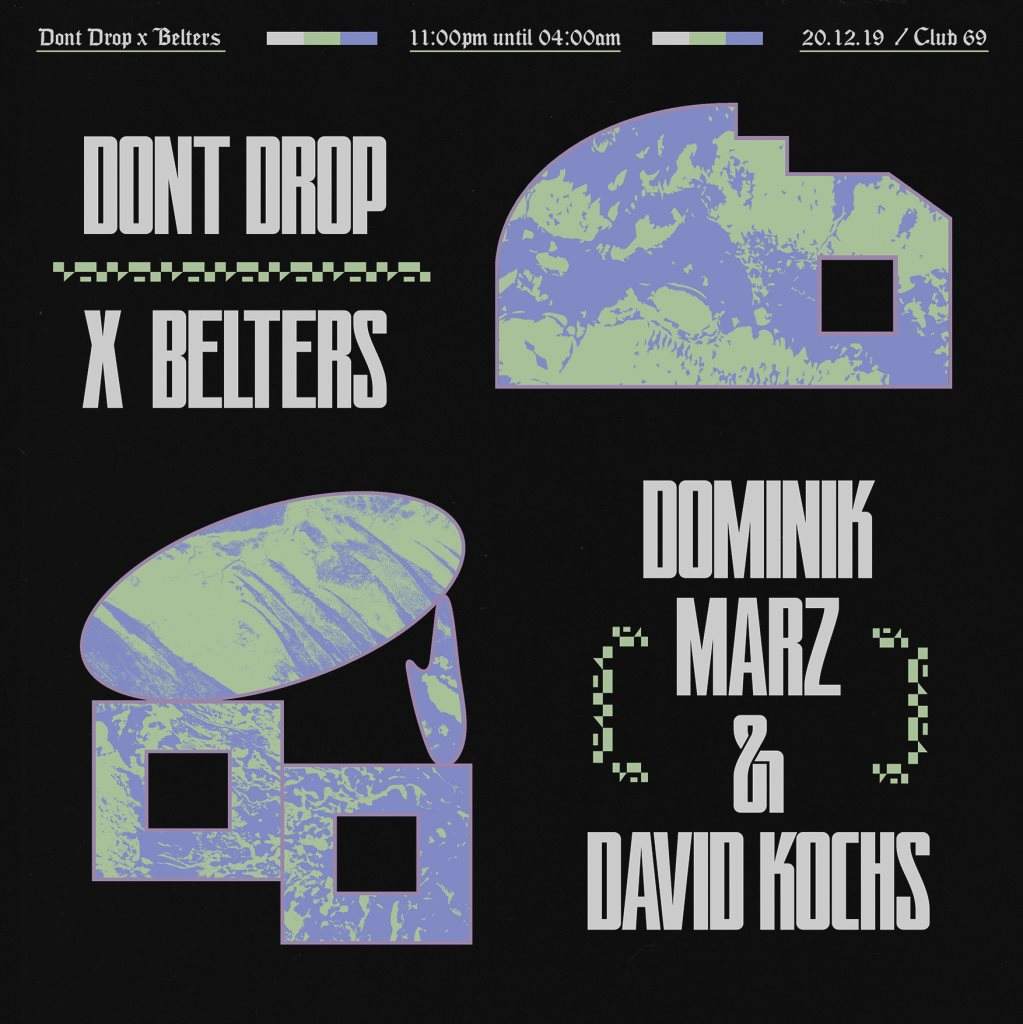 DONT DROP x Belters with Dominik Marz & David Kochs - フライヤー表