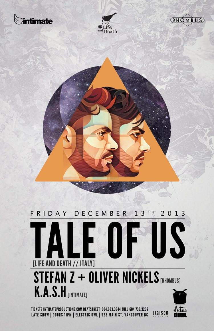 Tale Of Us: Intimate Productions - Rhombus - Página frontal