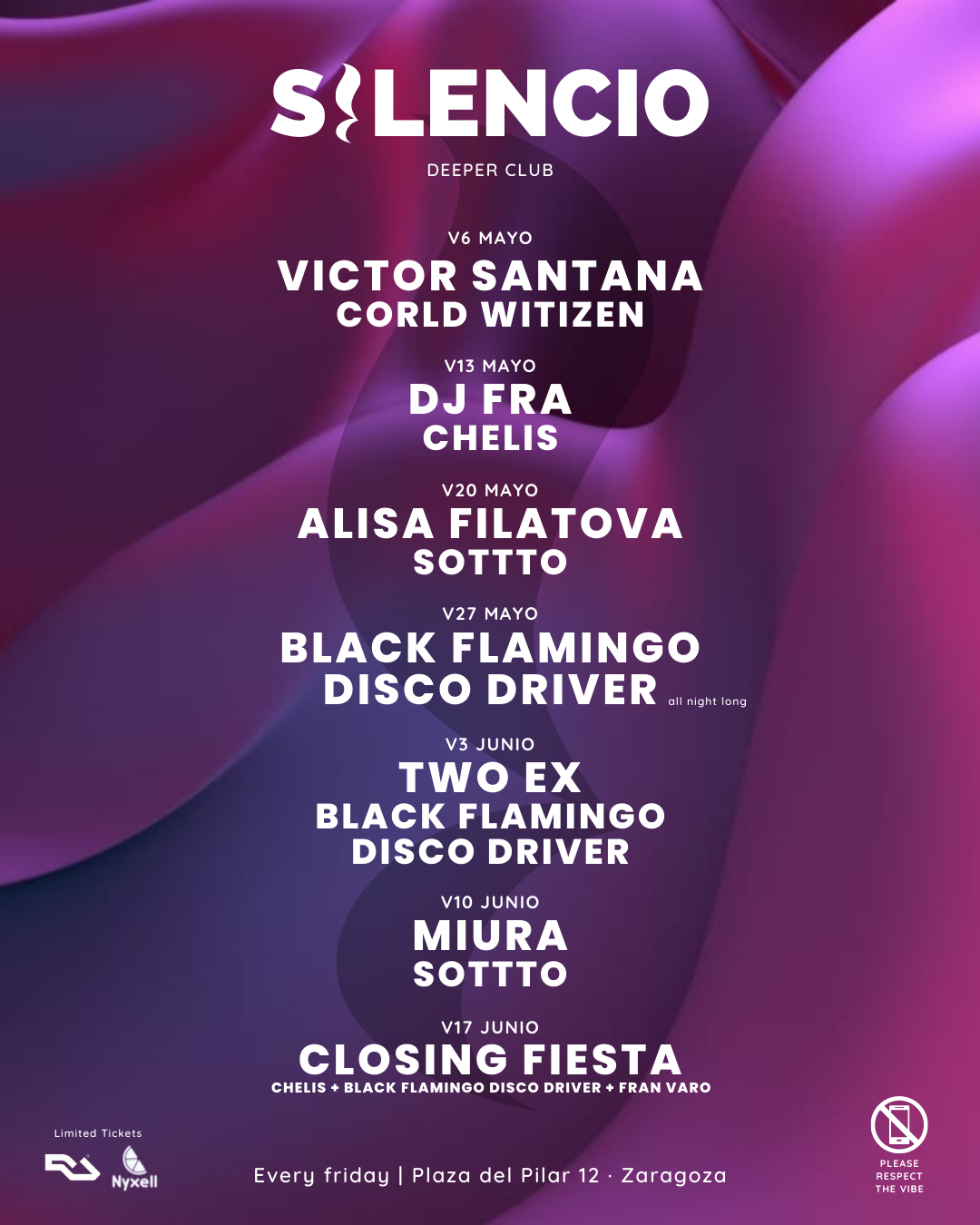 Silencio Deeper Club #9 with ALISA FILATOVA - フライヤー表