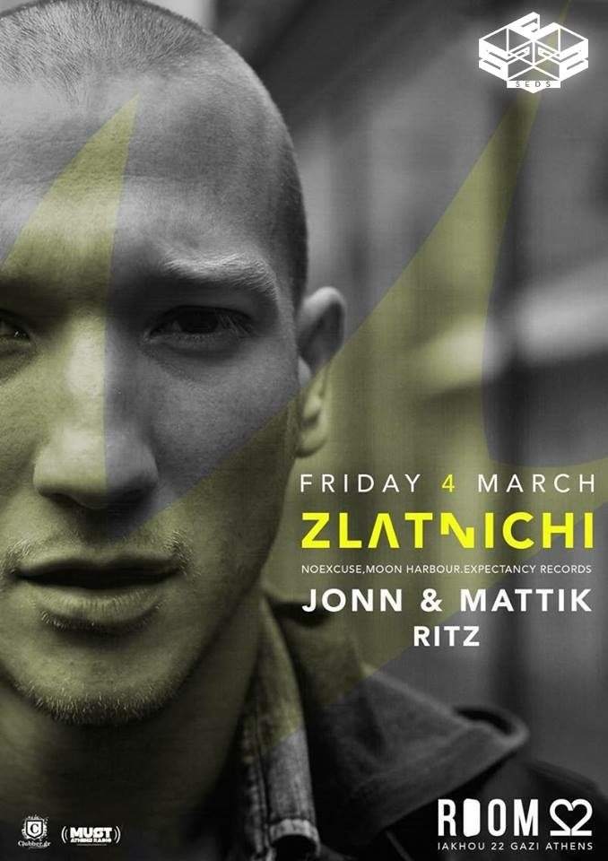 Room22 & Seds present: Zlatnichi with Jonn, Mattik, Ritz - Página frontal