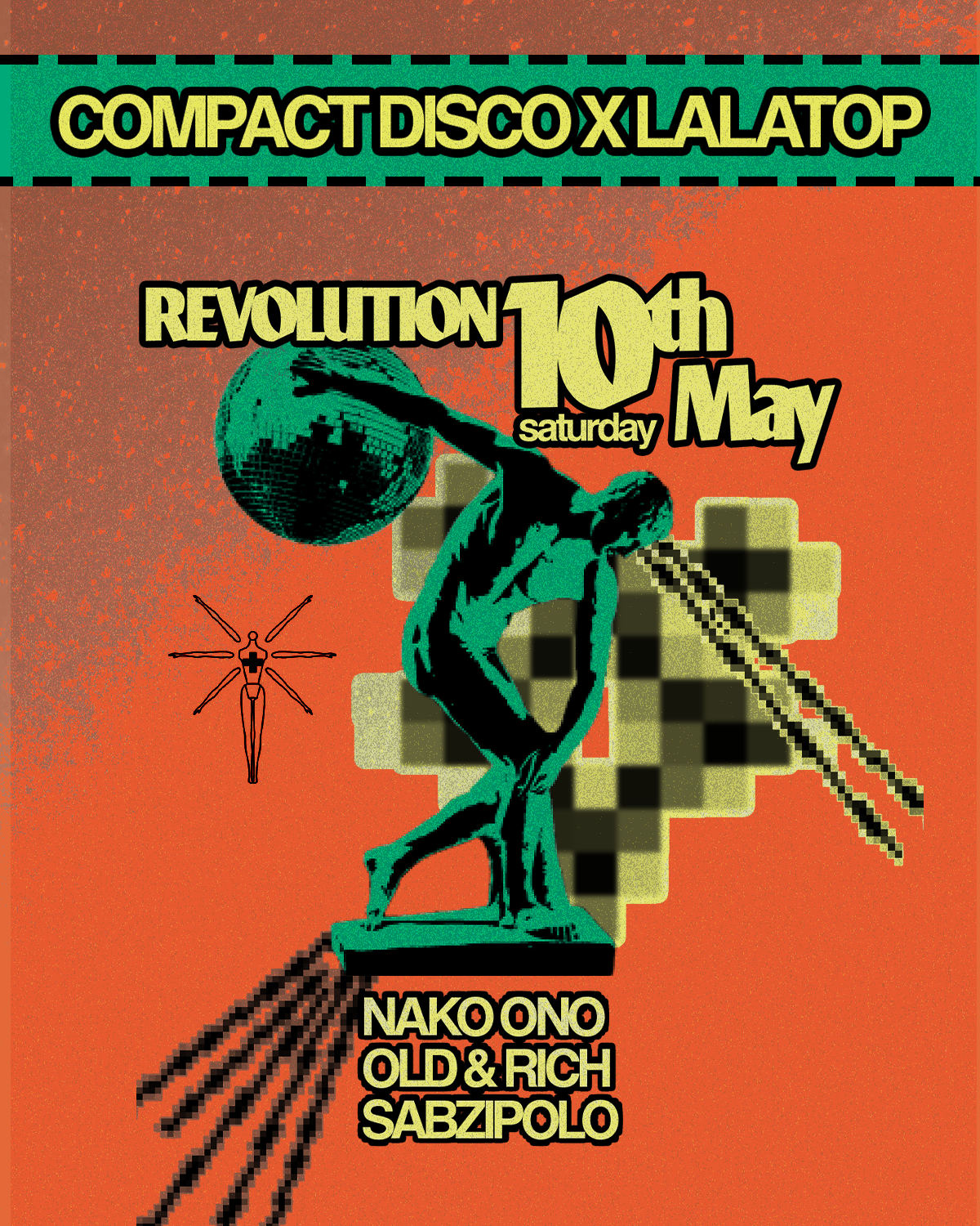 COMPACT DISCO X LALATOP: Nako Ono, Sabzipolo, Old & Rich at