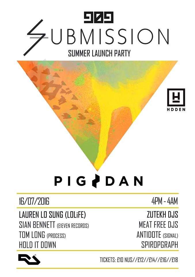 [CANCELLED] 909 presents Submission Day & Night Party - Pig & Dan - Página frontal