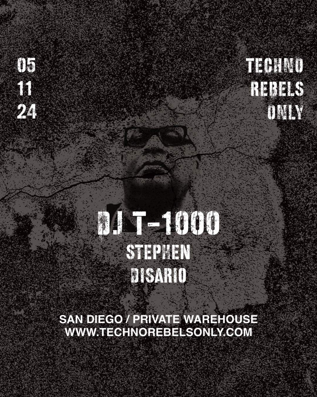 Techno Rebels Only: T-1000 - フライヤー表