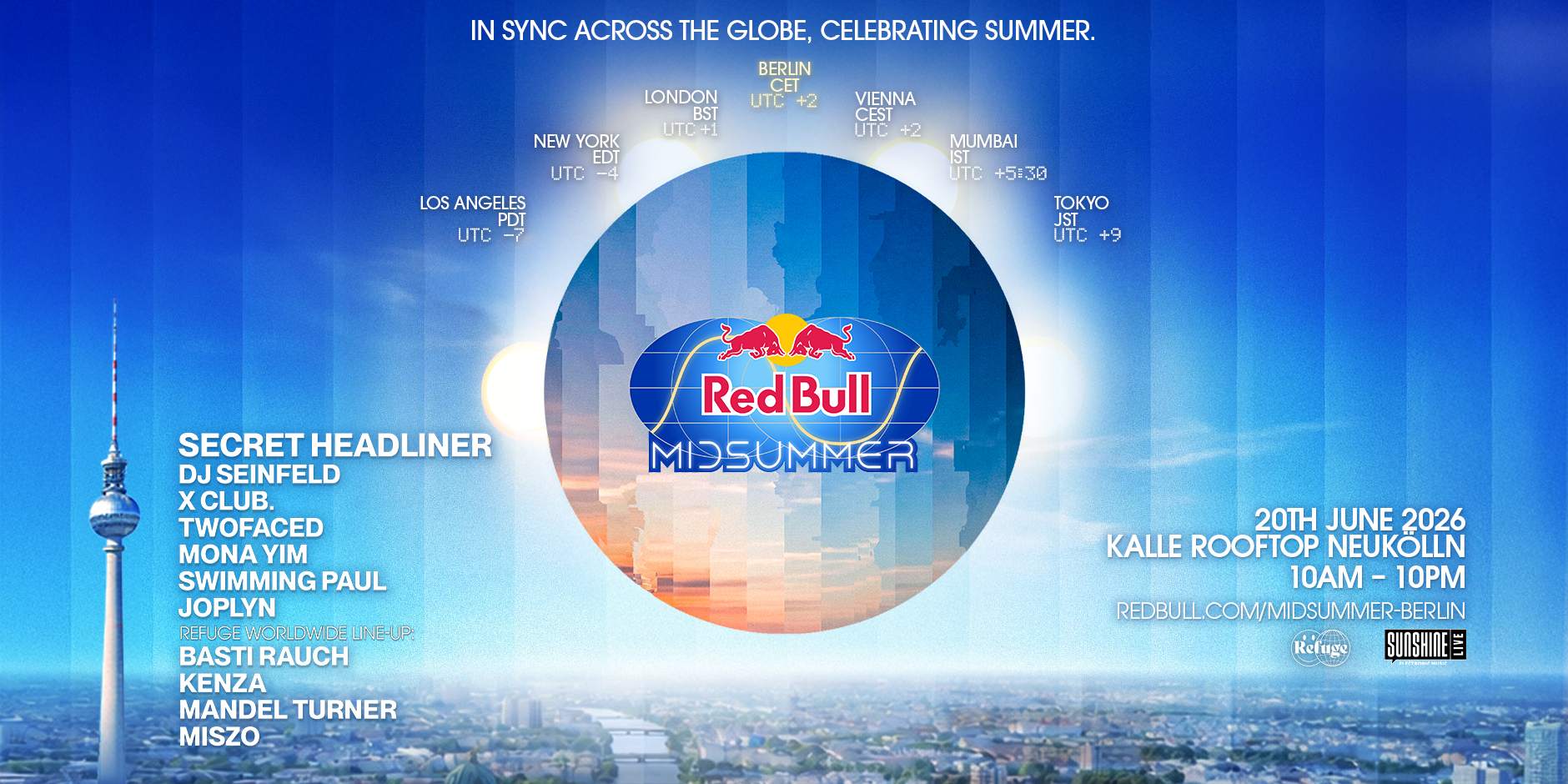 Red Bull Midsummer Berlin at Kalle Rooftop Neukölln, Berlin