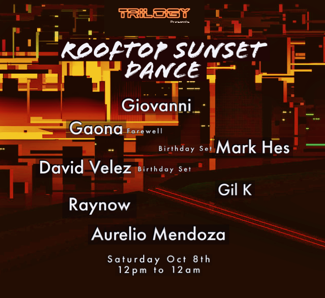 Trilogy NYC presents: Rooftop sunset dance - フライヤー表