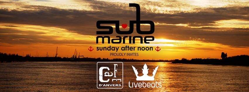 Submarine Invites Café D'anvers and Livebeats (Summer Closing) - Página frontal