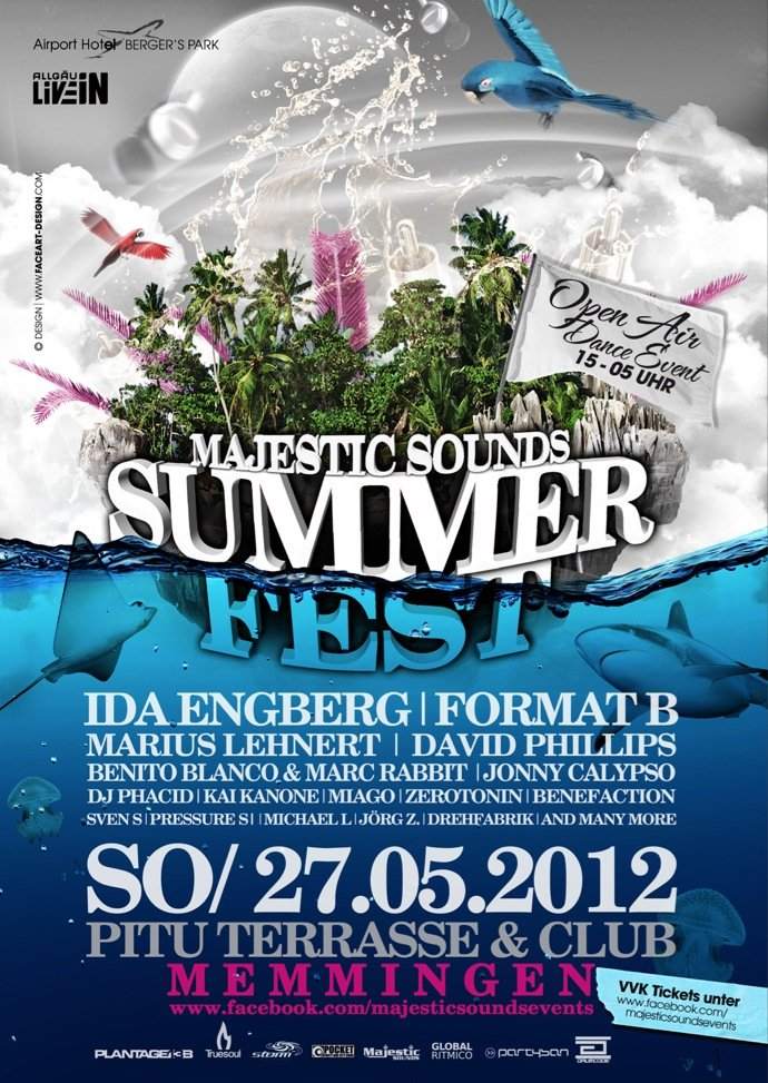 Majestic Sounds Summer Fest w. Ida Engberg / Format B / David Phillips - Página frontal