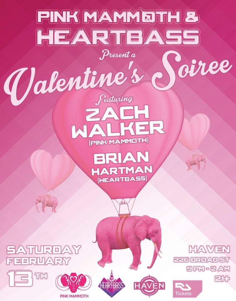 A Valentine's Soiree: Nevada City with Pink Mammoth & Heartbass - Página frontal