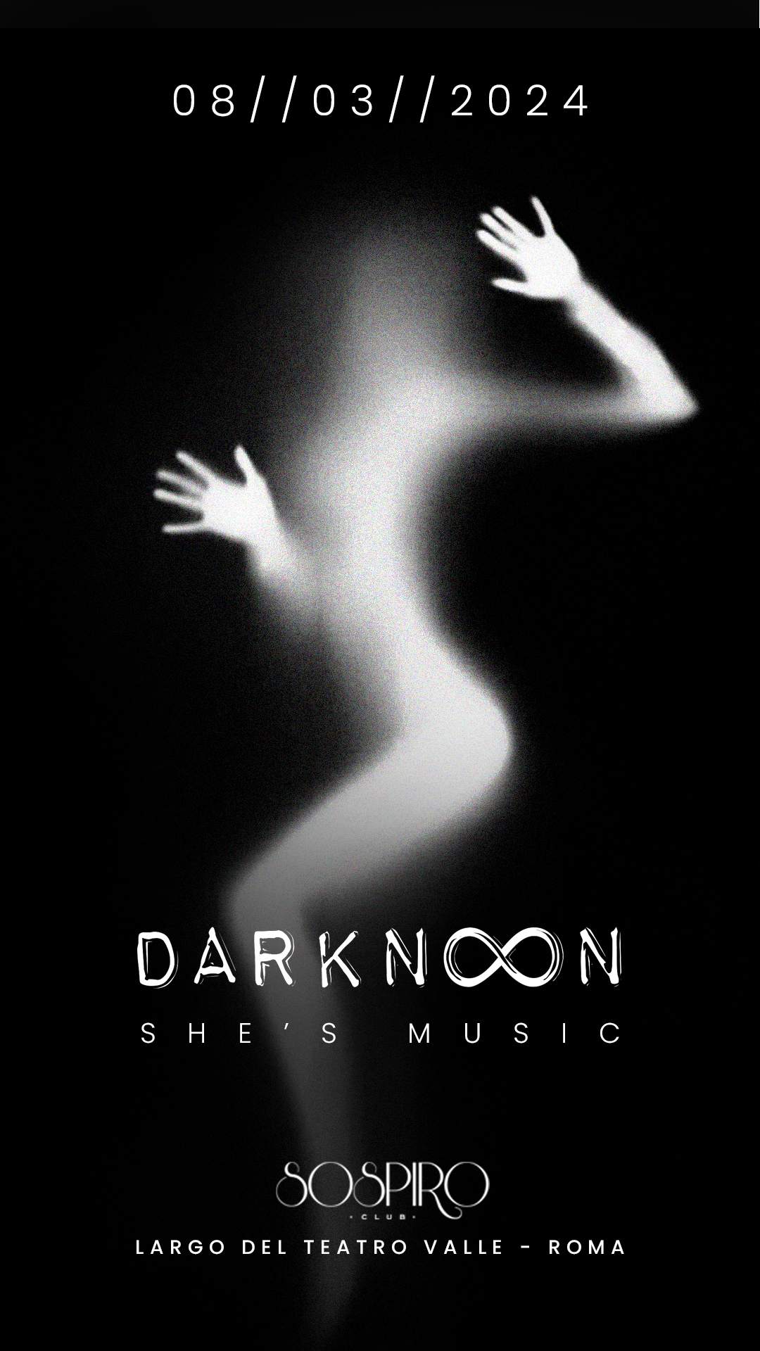 Darknoon, She's Music - フライヤー表