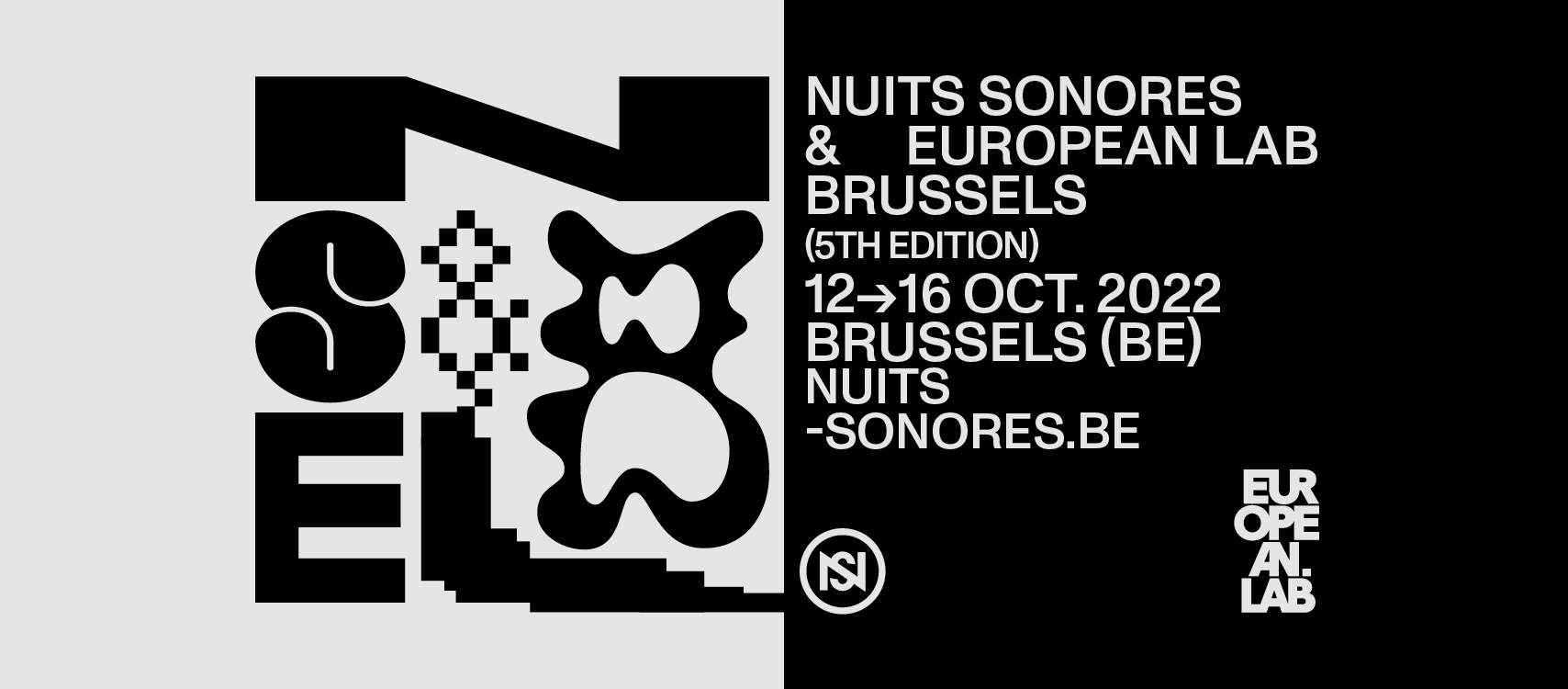 Nuits Sonores Brussels 2022 - フライヤー表