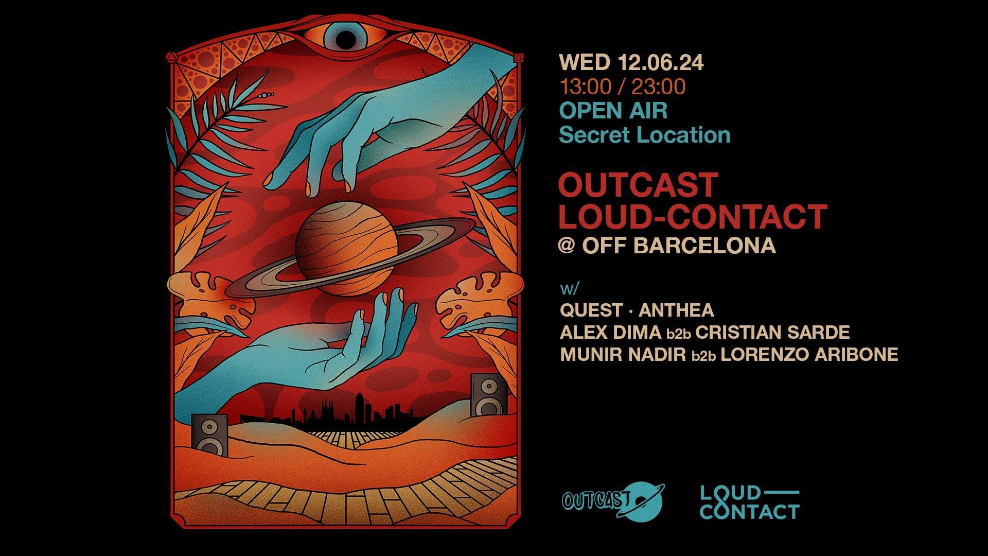 Outcast Torino x Loud-Contact - Open Air - Página frontal