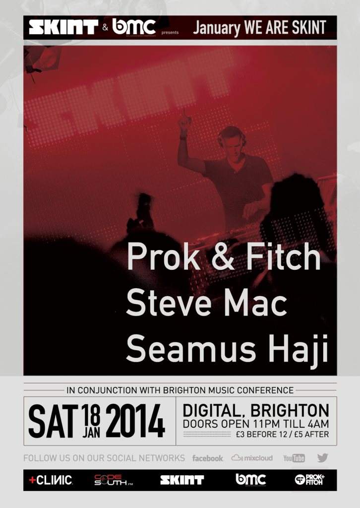 Skint & BMC: Prok & Fitch / Steve Mac / Seamus Haji - Página frontal