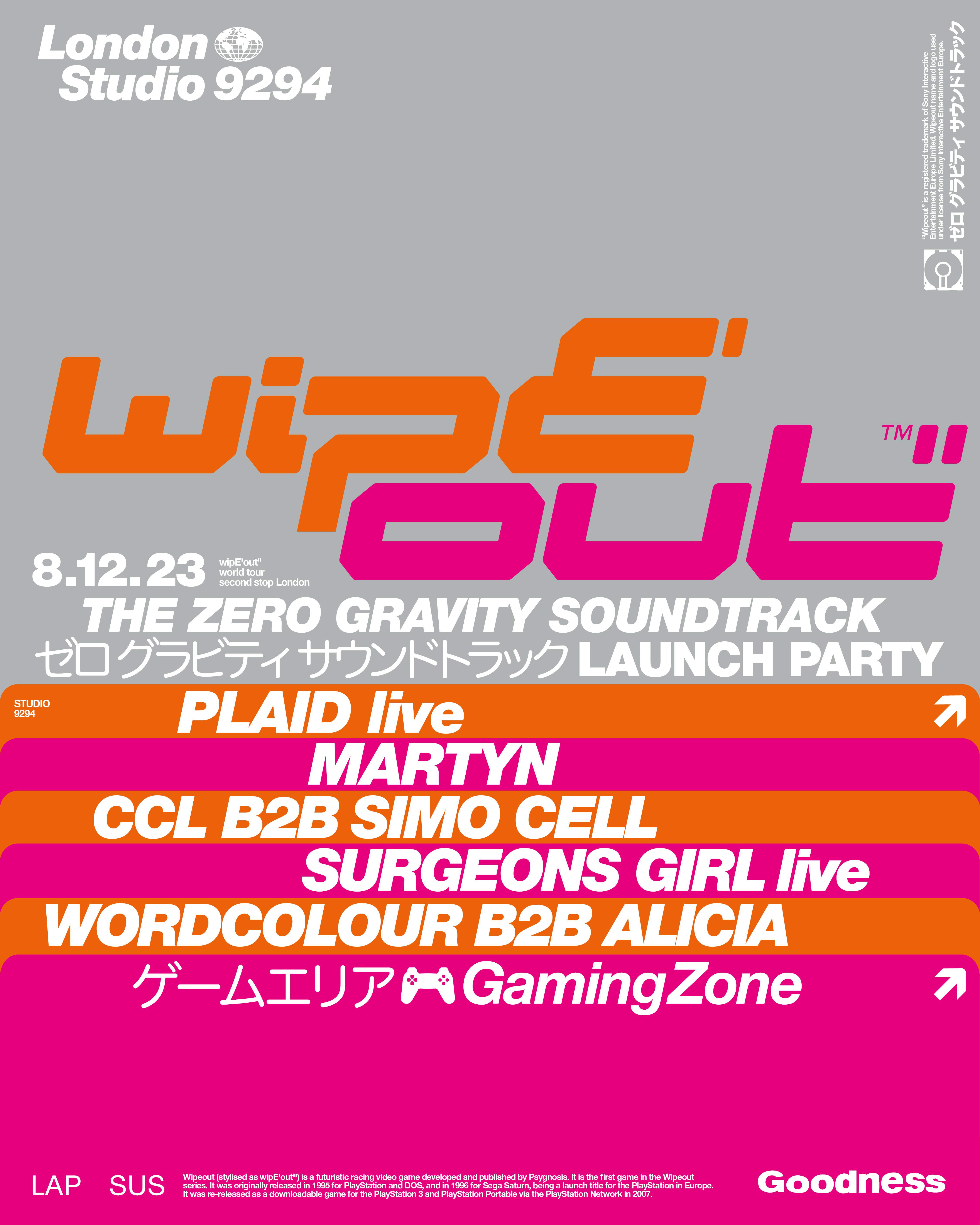 Goodness x Lapsus: Plaid [live], Martyn, Simo Cell b2b CCL, Surgeons Girl [live]  - フライヤー表