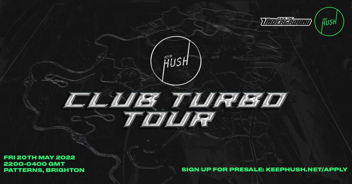 Keep Hush presents Club Turbo: Brighton - Página frontal