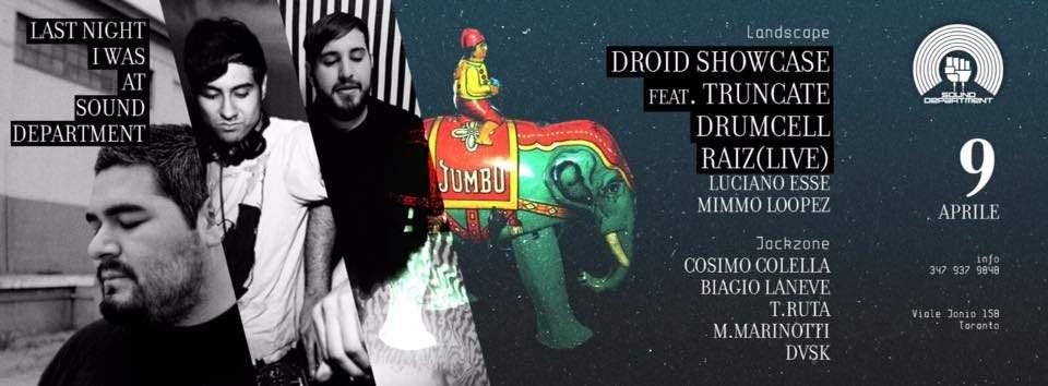 Last Night I was with Droid - Página frontal