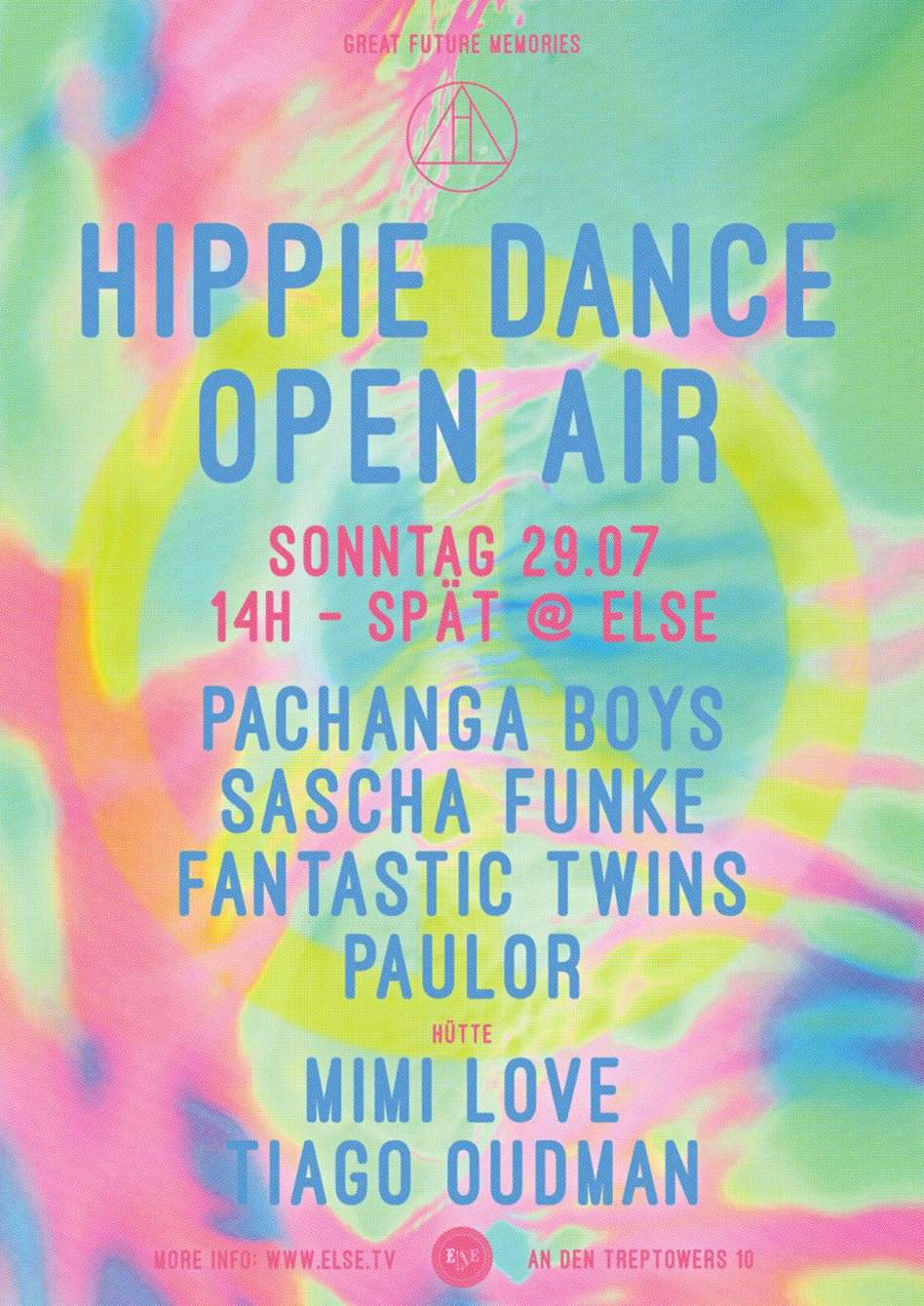 Hippie Dance Open Air /w. Pachanga Boys, Sascha Funke & More - フライヤー表