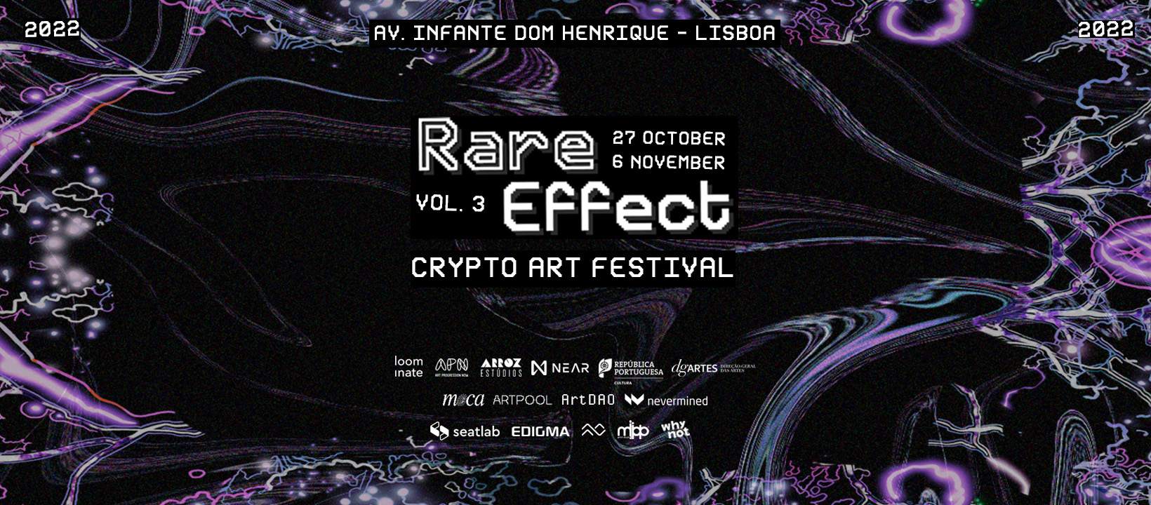 Rare Effect Volume 3- Crypto Art Festival - フライヤー表