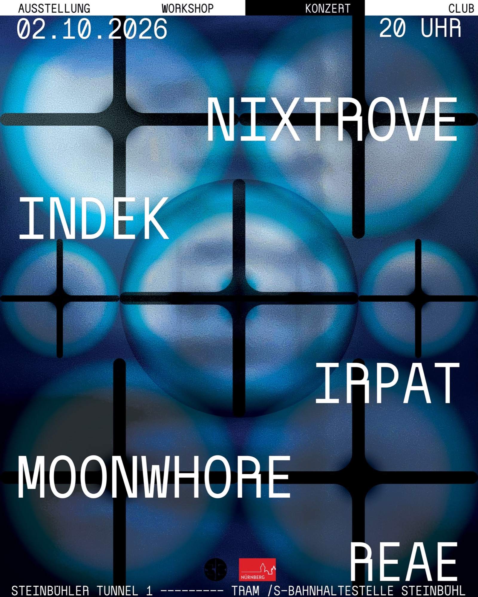 SB – Concert with indek (live A/V), Nixtrove live, irpat live, reae ...