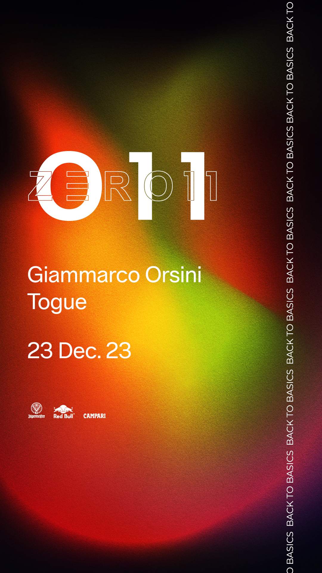 Zero11 pres Back To Basics with Giammarco Orsini, Togue at Club Zero11 ...