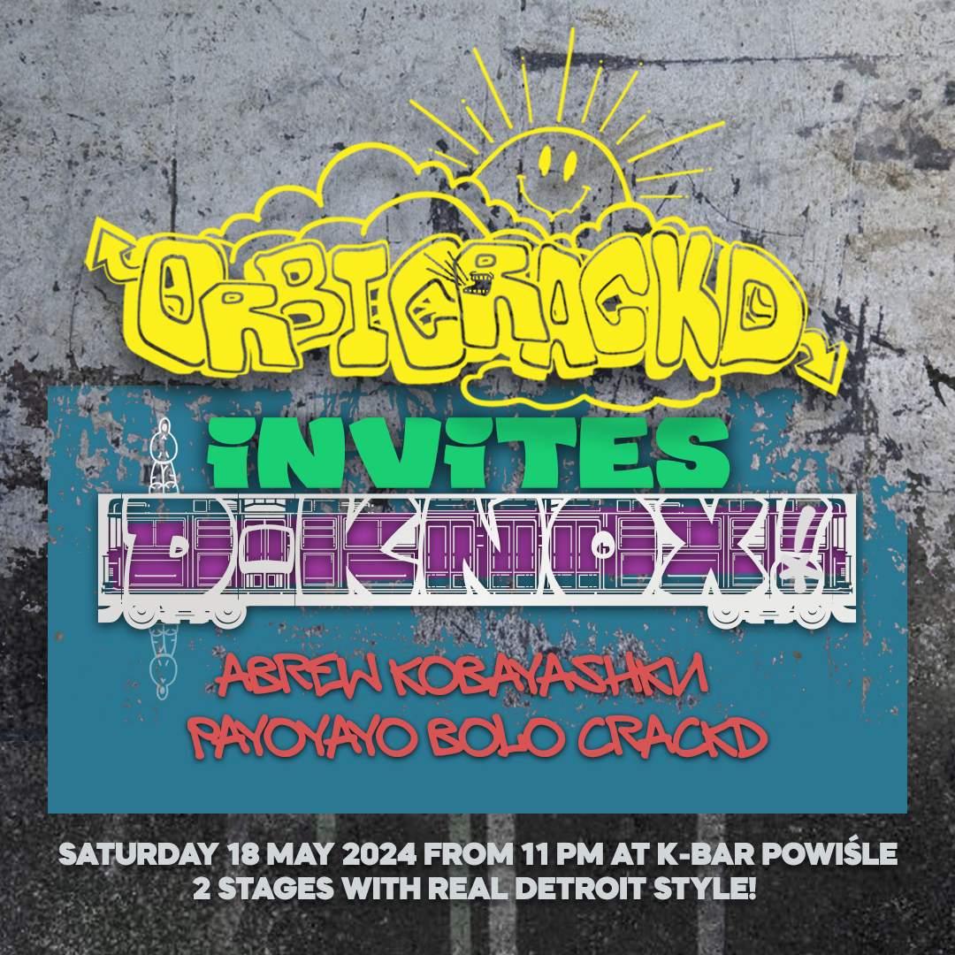 Orbicrackd INVITES D-knox | K-Bar Powiśle  - Página frontal