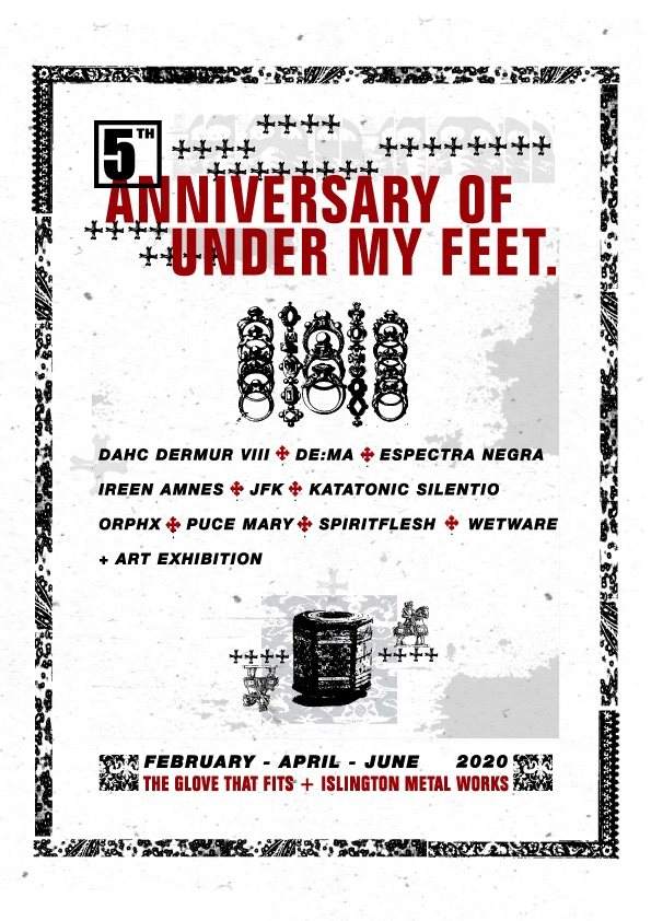 [CANCELLED] Under My Feet. 5th Anniversary with Wetware - Página frontal