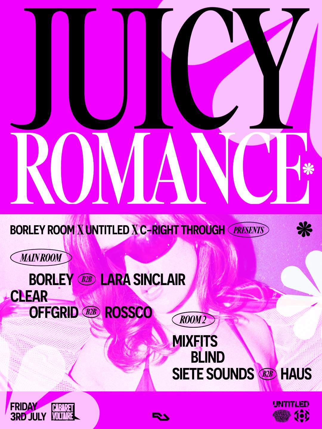 Borley Room x Untitled x C-Right Through: Juicy Romance at Cabaret