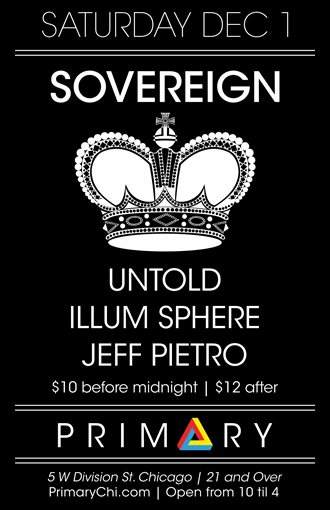 Sovereign: Untold & Illum Sphere - Página frontal