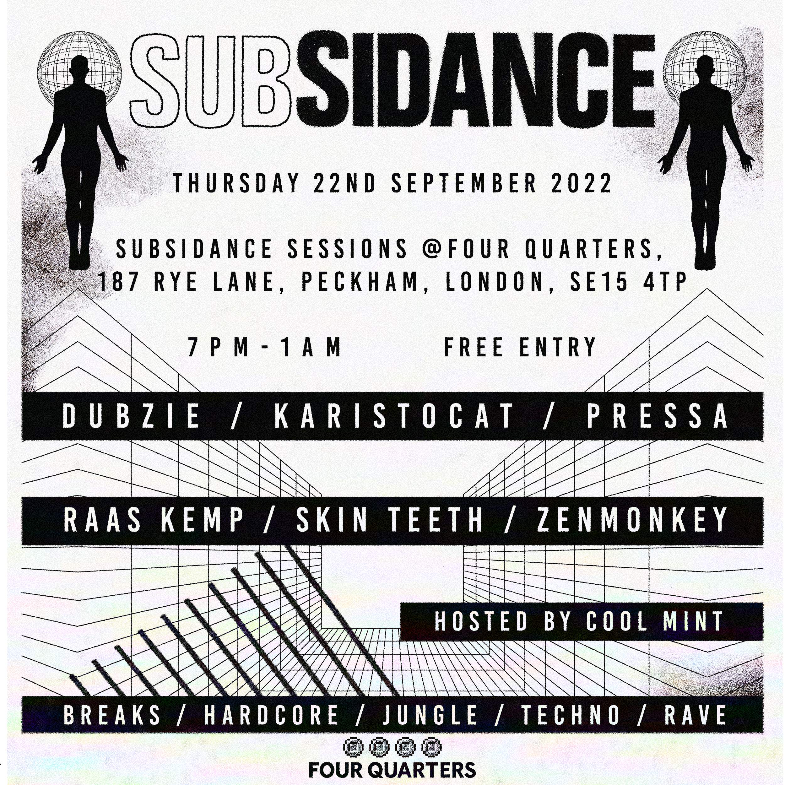 Subsidance Sessions - フライヤー表